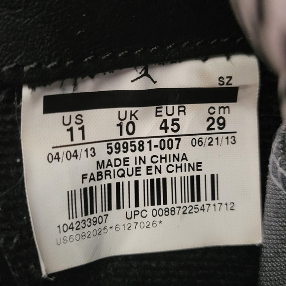 AIR JORDAN RETRO 5 "3LAB5" GAMMA BLUE  Sz 11 - Picture 9 of 10